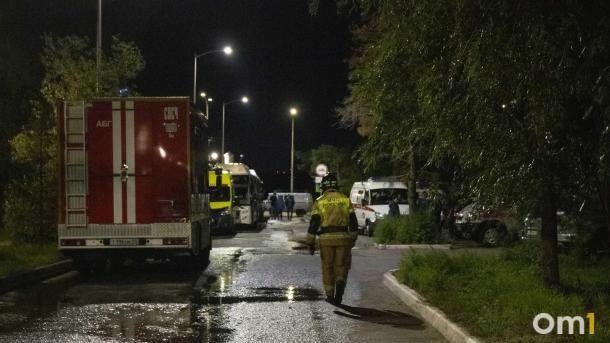 В Омске в шаверма-баре на Ленина случился пожар