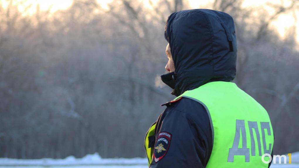 В Омской области пьяная водительница с подростком в салоне уходила от ДПС и врезалась в столб