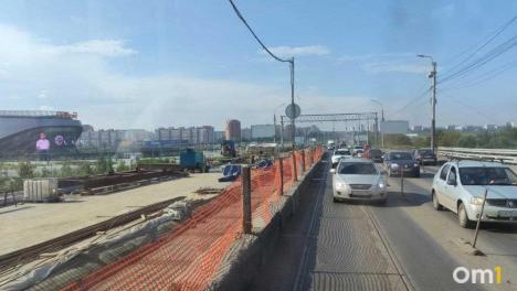 Мост у Телецентра начали ремонтировать с опережением сроков