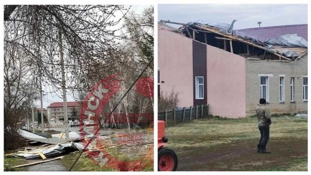 «Как бумагу»: ураган в Новосибирской области срывал крыши и линии электропередач