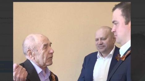 Виталий Хоценко поздравил ветерана, ликвидировавшего банды после войны