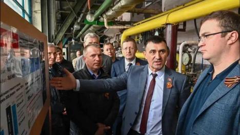 Виталий Хоценко поучаствовал в запуске нового газопровода на севере области