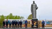 В Омской области зажгли Вечный огонь на сетевом газе