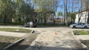 Выезд со двора закончился ДТП: в Новосибирске водитель Chevrolet сбила пешехода