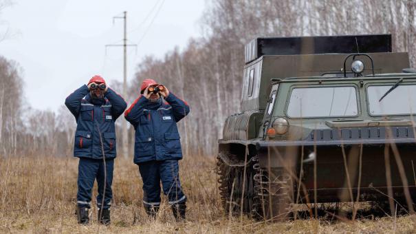 «Россети Новосибирск» ведут постоянный мониторинг пожароопасной обстановки вблизи энергообъектов