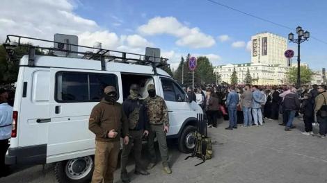 В центре Омска установили машину для блокировки БПЛА