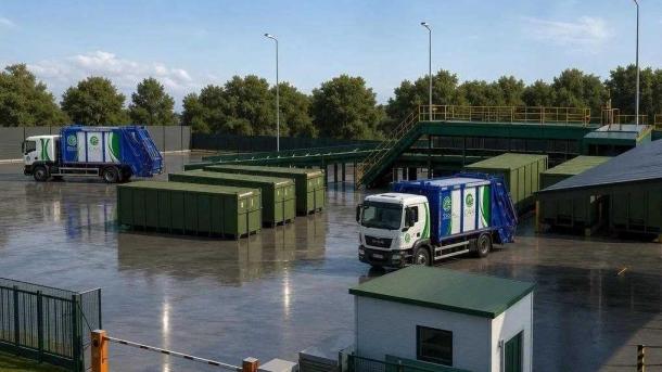Новая мусороперегрузочная станция разгрузит малые мусоровозы в Новосибирске