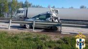 Водитель грузовика насмерть сбил мужчину на трассе Р-254 под Новосибирском