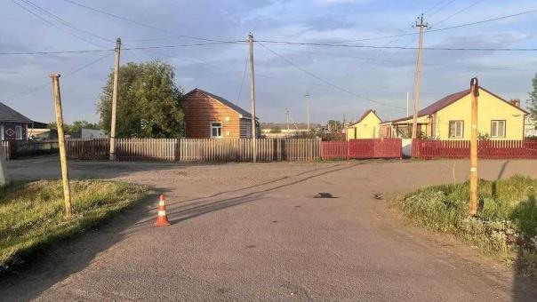 В Омской области водитель сбил арку на девочку-велосипедистку