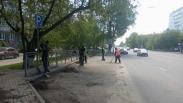 Почти 300 кубометров мусора и 451 тонна грязи: итоги суточной уборки в Новосибирске