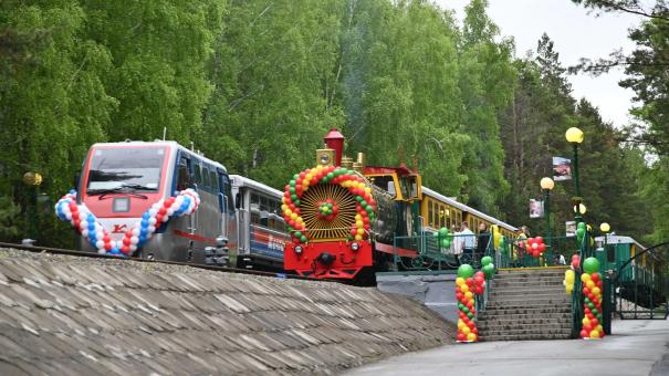 Детская железная дорога открыла свой 22-й сезон