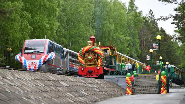 Детская железная дорога открыла свой 22-й сезон