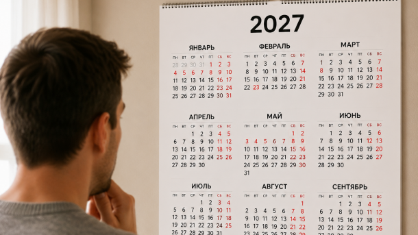 Новогодние каникулы могут отменить? Опубликован график выходных на 2027 год