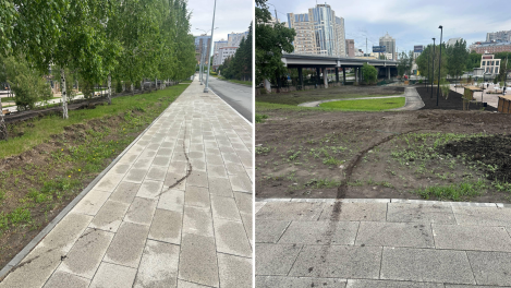 «Скорость доставки не должна бить по городскому имуществу»: новосибирским велокурьерам закроют проезд по газонам в парке Бугакова