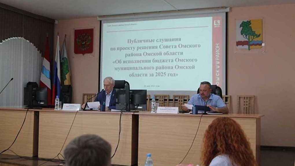 В администрации Омского муниципального района состоялись публичные слушания по исполнению бюджета за 2025 год