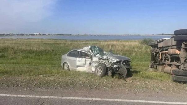Женщина за рулём Mitsubishi погибла в лобовом столкновении с «ГАЗелью» под Новосибирском