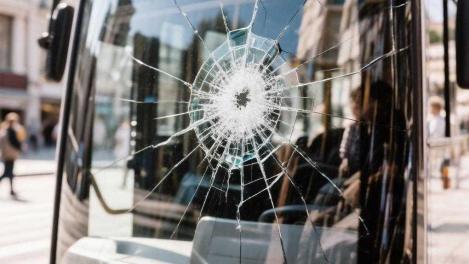 В Сочи обломки БПЛА упали на дорогу: у маршрутки с 15 пассажирами выбило стёкла