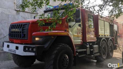 В Омской области ночью горели два дома