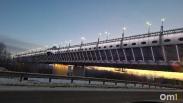Омский метромост покрасят за 16 миллионов рублей