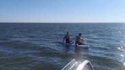 Отдых на сапе едва не закончился бедой на Новосибирском водохранилище