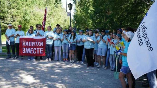 «Напитки Вместе» и «Сибстекло» преображают Новосибирский Дендропарк