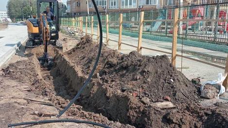 Администрация города показала, какие работы сегодня идут на территории пляжа «Центральный-2».
