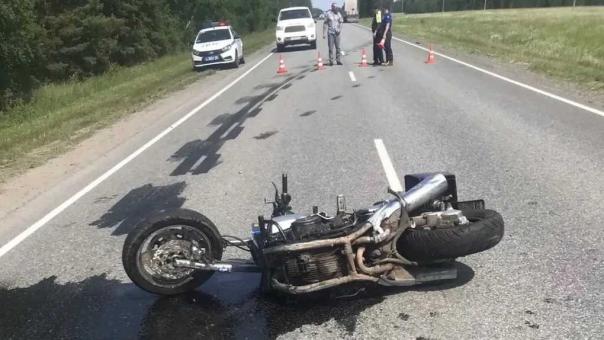 Мотоциклист погиб в аварии на трассе Омск — Тара
