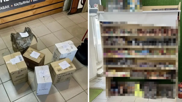 В Ленинском районе Новосибирска изъяли 774 единицы нелегальной никотиносодержащей продукции