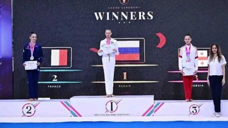 Омская гимнастка Милена Букина покорила Тбилиси