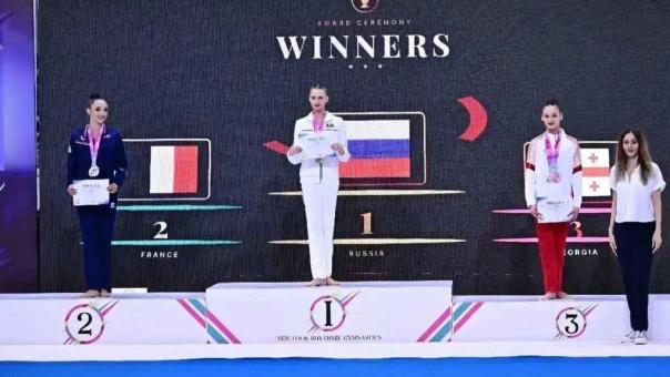 Омская гимнастка Милена Букина покорила Тбилиси