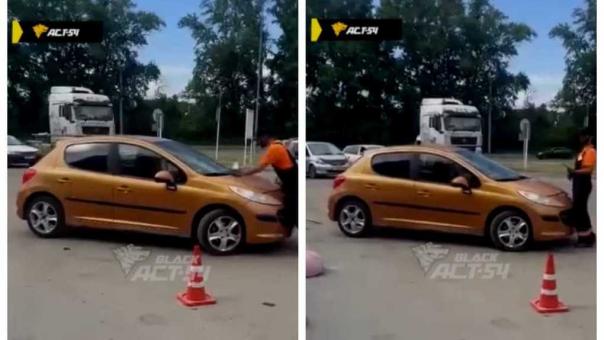 Поехала на сотрудника: очередь за бензином закончилась конфликтом на АЗС в Новосибирске