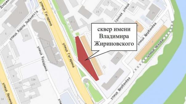 В центре Омска хотят создать сквер Жириновского
