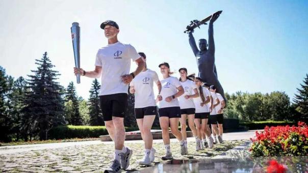 Факел «Королевы спорта» отправился в Полтавку