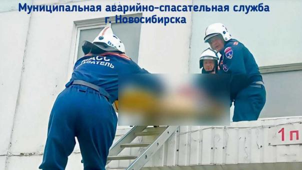 Спасатели эвакуировали тело женщины с козырька подъезда в Новосибирске: что произошло?
