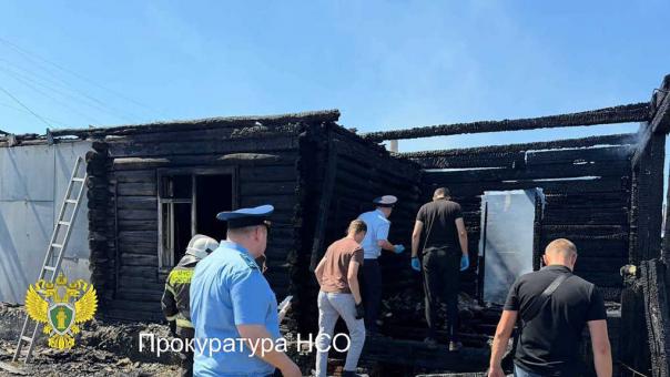 Уснул с сигаретой: в Новосибирске заживо сгорели трое мужчин