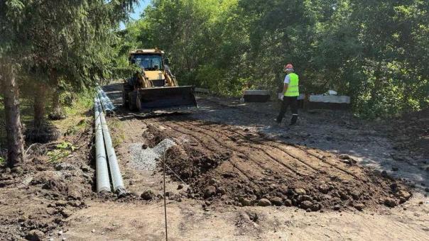 В Омске начали обновлять тепловые сети в посёлке Черёмушки
