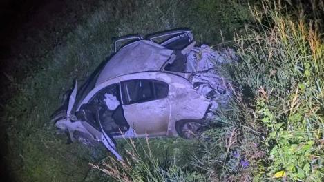 Ночью на трассе в Красноярку опрокинулось авто, водитель погиб