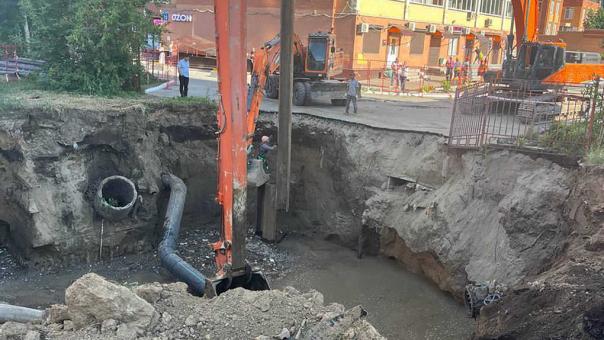 Стало известно, что сейчас делают у котлована на Горском в Новосибирске