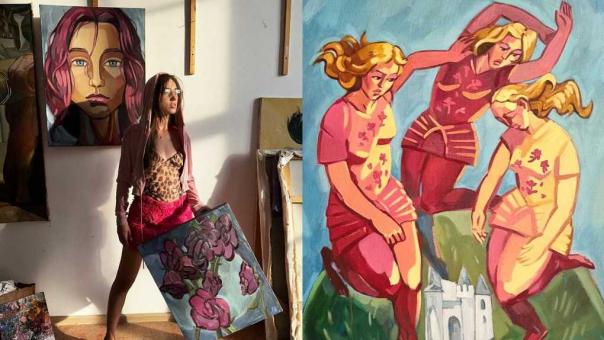 Превращает стены в искусство: как художница из Новосибирска меняет взгляд на город