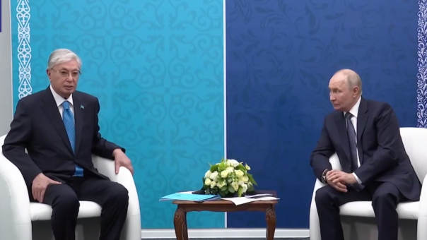 Владимир Путин встретился в Омске с президентом Казахстана