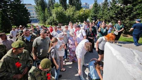 В Омске прошло памятное мероприятие, посвящённое невинно погибшим детям Донбасса