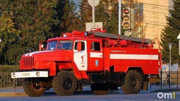 В омском СНТ при пожаре пострадал человек
