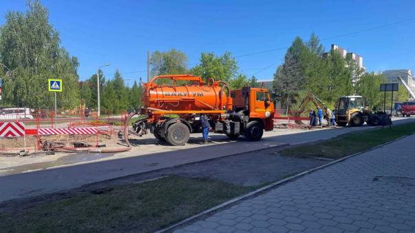 Омский водоканал: перекладываем сети современным способом
