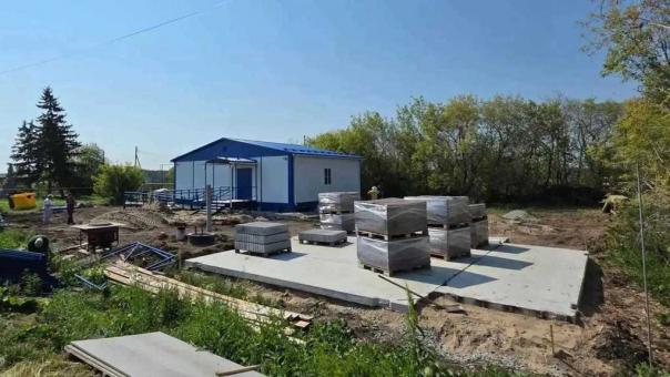 В Калачинском районе почти готов новый ФАП для жителей Ковалёво и Ермолаевки