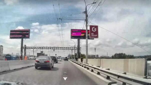 На Димитровском мосту в Новосибирске снова заработали камеры фотовидеофиксации