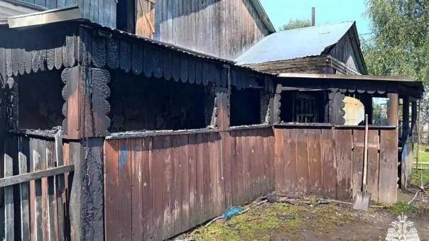Выбрались через окно: дети спаслись из горящего дома под Новосибирском