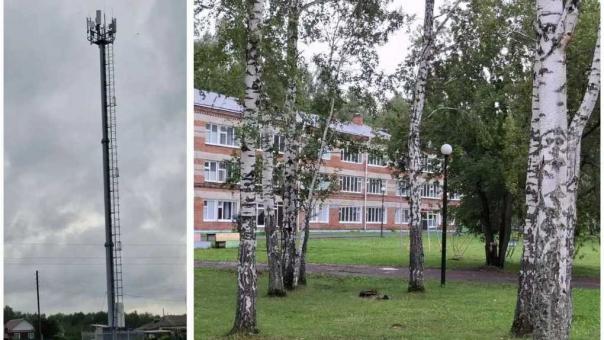 В лагере под Омском заработала новая базовая станция сотовой связи