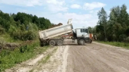 В Омской области продолжают ремонт дороги Тара — Усть-Ишим
