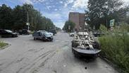 Стали известны подробности ДТП с перевернувшейся машиной в Новосибирске