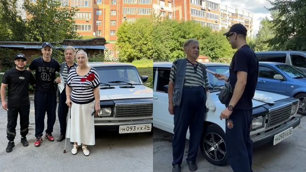 Смотрел, как горит машина: новосибирскому пенсионеру помогли купить новый автомобиль
